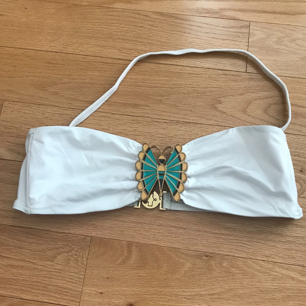 🦋 Victoria’s Secret Butterfly Bandeau Bikini Top - size Large